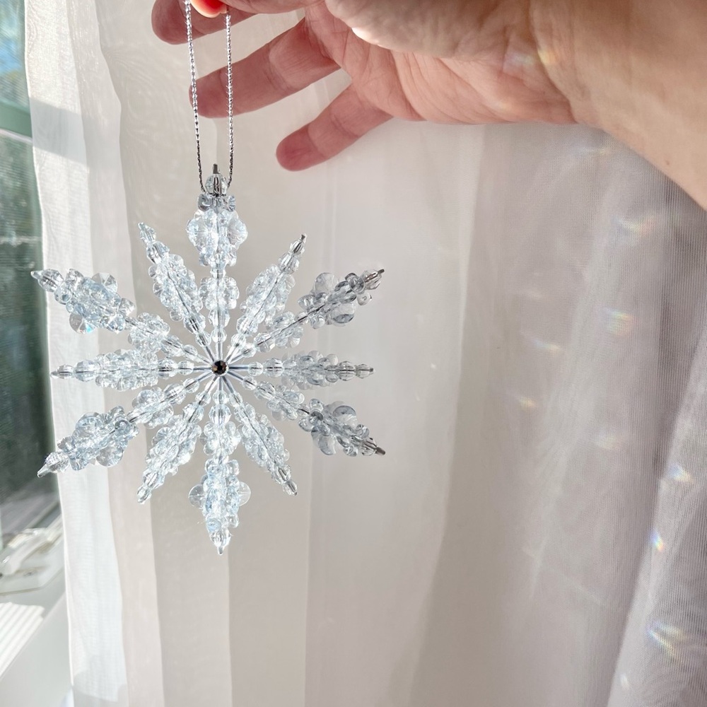 Crystal Snowflake Ornament